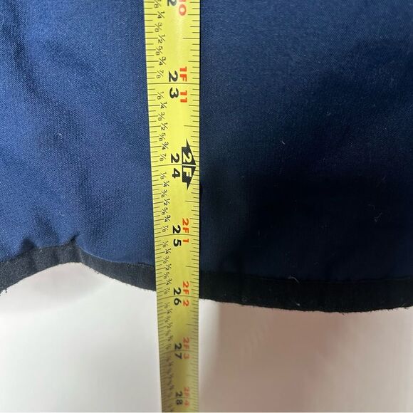 Vintage 90s Y2K 2000s reversible Nike jacket the navy blue and orange - Picture 8 of 10